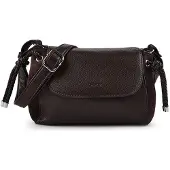 Gabor schoudertas Letitia Flap Bag Top Zip Dark Brown donkerbruin