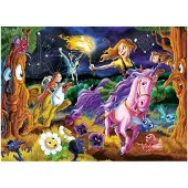 Cobble Hill Familiepuzzel, 350 stukjes - Mystieke wereld puzzelspel