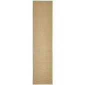 vidaXL Vloerkleed 80x350 cm natuurlijk sisal