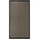 vidaXL Buitenkleed platgeweven 80x150 cm donkerbruin