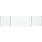 vidaXL Whiteboard magnetisch inklapbaar 160x40x1,7 cm aluminium