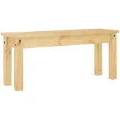 vidaXL Eetkamerbank Panama 105x30x45 cm massief grenenhout