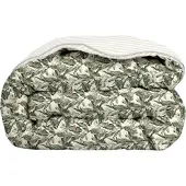 Zydante Easy dekbed en overtrek in 1 - Floral Green - 300gsm - exclusief sloop - 140x200 cm