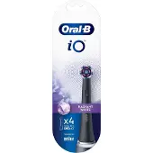 Oral-B Radiant White vervangende opzetborstels, zwart, 4 stuks