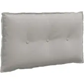 vidaXL Rugkussen Lichtgrijs 80 x 50 cm Microvezel Stof