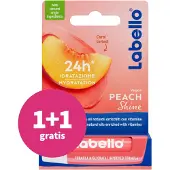 Labello Peach Shine Lippenbalsem - 4,8 g