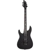 Schecter Damien 6 FR Satin Black LH linkshandige elektrische gitaar