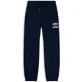Tommy Hilfiger Broek 'Brand Love' nachtblauw / wit