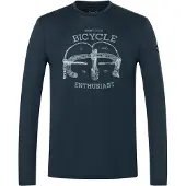Super.natural Bike Enthusiast Regular Fit T-shirt Met Lange Mouwen