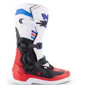 Alpinestars Tech 3, laarzen ,Wit/Rood/Donkerblauw ,12 US