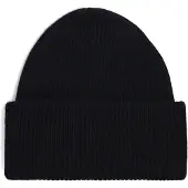 Profuomo Heren Mutsen Beanie Wool - Zwart - Maat ONESIZE