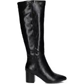 Mexx Pluck Mila Laarzen - Leatherlook - Dames - Zwart - Maat 38