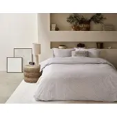 Rivièra Maison Dekbedovertrek Clayton Natural Katoen-260 x 200 / 220 cm | Extra Breed