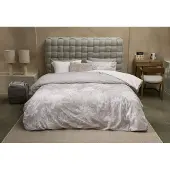 Rivièra Maison Dekbedovertrek Amelia Taupe Katoen-260 x 200 / 220 cm | Extra Breed