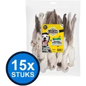 Voskes 15x konijnenoren met vacht 200gr