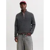 Jack & Jones Trui 'JORFREDERIKSBERG OLLIE' grijs gemêleerd