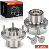 Frankberg 2x Wielnaaf Set Achter voor Ford Tourneo Connect Transit