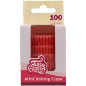 Funcakes Mini Baking Cups Rood pk/10