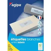 Agipa Universele etiketten, 210 x 148,5 mm, wit, rechthoekig