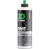 3D One Auto Krassen & Swirl Verwijderaar Hybrid Polijstcompound 8oz