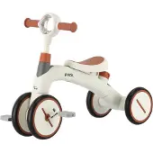 Puck 3-In-1 Driewieler - Wit/Bruin