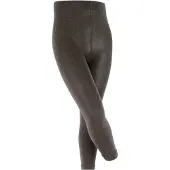Falke Active Warm met functionele zool wol functioneel materiaal legging kinderen grijs - maat 110-116