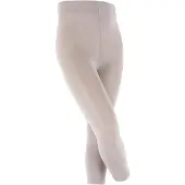 Falke Cotton Touch eenkleurig katoen legging kinderen grijs - maat 152-164