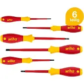 Wiha Schroevendraaierset | 6-delig | sleuf / PZD | VDE | 1 stuk - 25477