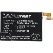123accu HTC BOP6M100 / 35H00216-00M accu (2100 mAh, huismerk)