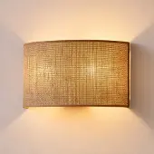 Duolla Wandlamp Nature, bruin / roest, Hal, Textiel / Stof / Zijde, wandlamp