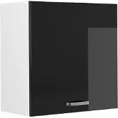 Vicco Hangkast R-Line, Zwart eiken hoogglans, 60 cm met 1 deur