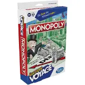 Hasbro Monopoly édition Voyage, jeu portable pour 2 à 4 joueurs, jeu de voyage pour enfants à partir de 6 ans