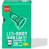 HEMA Led Spot Clear GU10 4.7W 345lm Dim