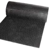 ANRO Rubberen Deurmat Zwart 150x100cm – Ringmat Honingraatmat Antislip Buiten Rubbermat