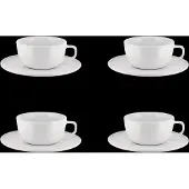 Alessi Itsumo thee / cappuccino kop en schotel 24cl wit