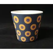 Quy Cup - 90ml Ecological Espresso Reisbeker - “Sunflower” 7x7x7cm