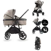 Novi Kinderwagen Jaxx V2 3-in-1 Hazel Melange met Autostoel & Adapterset
