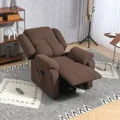 MODFU Relaxfauteuil - Elektrisch - Sta-op Functie - Massagefunctie - Donkerbruin