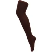 Le Chic RILLA katoenen maillot - chocoladebruin Effen - maat 23-26