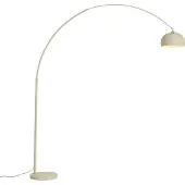 QAZQA Moderne booglamp beige met marmeren voet - XXL