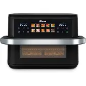 Tristar Dualzone Flex Airfryer 10 L – 2800 W – Dubbele Heteluchtfriteuse – 8 Programma’s – Zwart & RVS – Digitaal Display – FR-9078