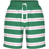 Mey Pyjamabroek 'Touchline Stripes' groen / rosé / wit