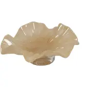 Olsson & Jensen Loa schaal met voet 22 cm Beige