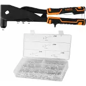 Neo Tools NEO Aluminium Nitpistool met 400 Aluminium Blindklinknagels