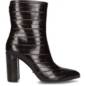 Mexx Vida Indy Enkellaarsjes - Enkelboots met rits - Dames - Bruin - Maat 36