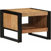vidaXL Salontafel 50x50x38 cm, massief acaciahout