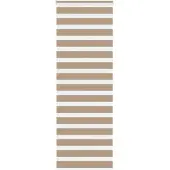 vidaXL Zebra Blind 75x200 cm stofbreedte 70,9 cm polyester zandbruin