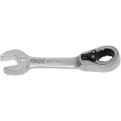Bgs Ratelringsleutel kort omkeerbaar SW 15 mm