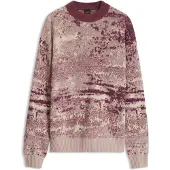 BOSS Relaxed-fit trui met jacquardpatroon Maat XXL