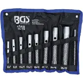 Bgs Rohrsteckschlüssel-Satz SW 6 x 7 - 20 x 22 mm 9-tlg.